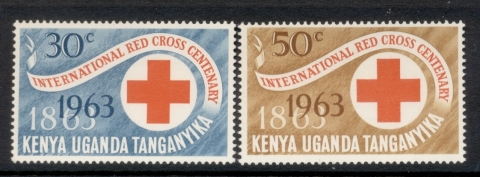 Kenya-Uganda-Tanganyika-1963-Red-Cross-Centenary-MUH