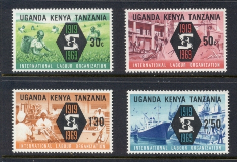 Kenya-Uganda-Tanzania-1969-ILO-50th-Anniversary-MUH