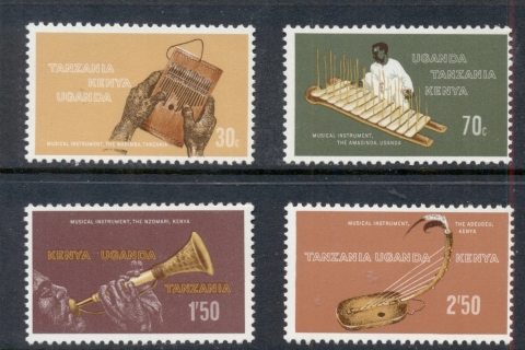 Kenya-Uganda-Tanzania-1970-Musical-Instruments-MUH