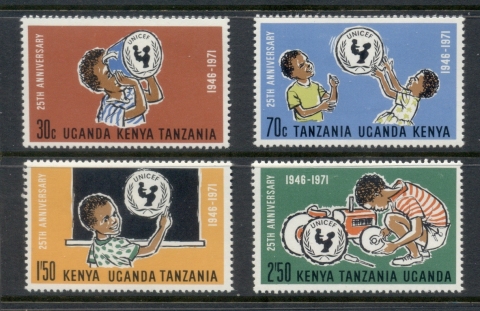 Kenya-Uganda-Tanzania-1972-UNICEF-25th-Anniversary-MLH