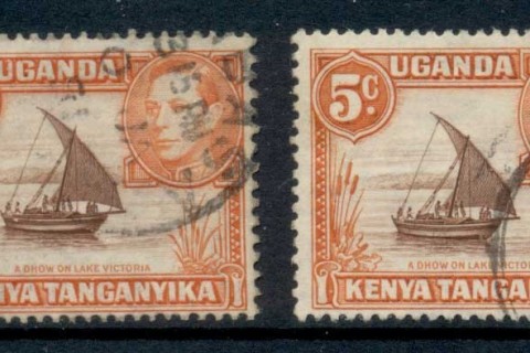 Kenya-Uganda-Tanganyika-1938-54-KGVI-Pictorial-50c-both-Perfs-FU