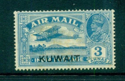 Kuwait-1933-34-Air-mail-3a-MH-lot73735