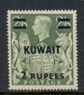 Kuwait-1948-49-KGVI-Arms-Opt-2r-on-2-6d-MLH