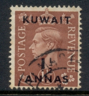 Kuwait-1948-49-KGVI-GB-Opts-1-5a-on-1-5d-FU