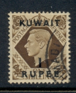 Kuwait-1948-49-KGVI-GB-Opts-1r-on-1-FU