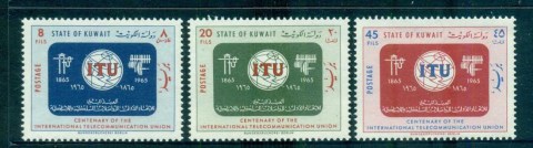 Kuwait-1965-ITU-Centenary-MLH-lot73778