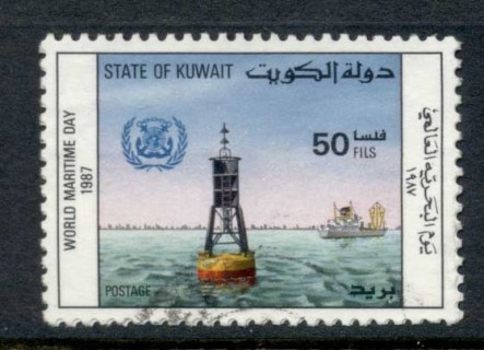 Kuwait-1987-World-Maritime-Day-50f-FU