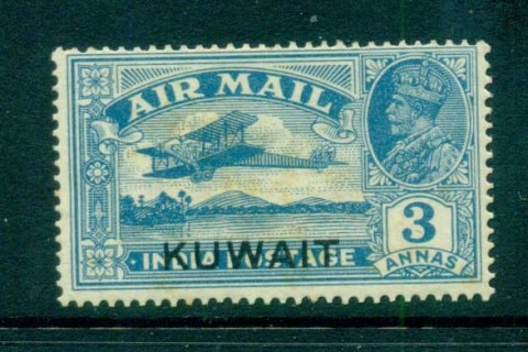 Kuwait-1933-34-Air-mail-3a-MH-lot73735