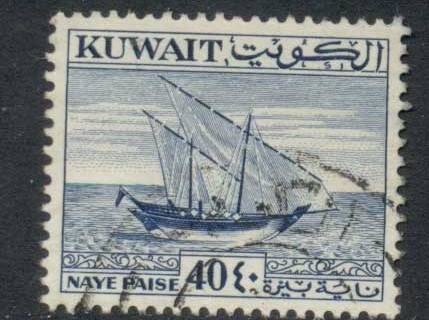 Kuwait-1959-Dhow-40np-FU