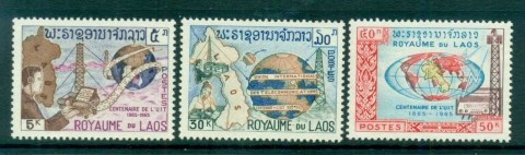 Laos-1965-ITU-Centenary-MUH-lot82899