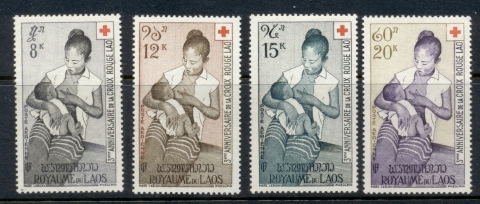 Laos-1958-Red-Cross-MUH