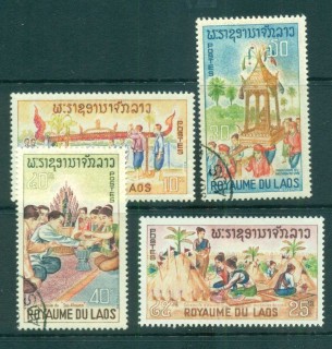 Laos-1966-Folklore-MLH-CTO-lot73641