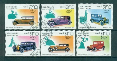 Laos-1982-Classic-Autombiles-CTO-lot73714