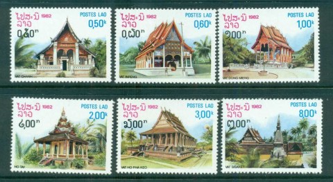 Laos-1982-Pagodas-MUH-lot82904