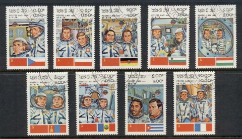 Laos-1983-INTERCOSMOS-Space-CTO