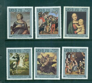 Laos-1983-Raphael-painting-MLH-lot73717