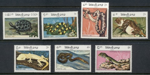 Laos-1984-Reptiles-MUH