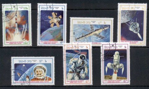 Laos-1986-First-Man-in-Space-25th-Anniversary-CTO