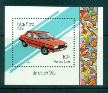 Laos-1987-Cars-MS-MLH-lot73727