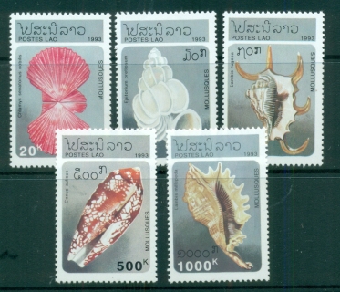 Laos-1993-Shells-MUH-lot82922