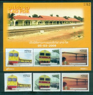 Laos-2009-Trains-MS-MUH-lot82383