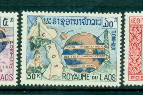 Laos-1965-ITU-Centenary-MUH-lot82899