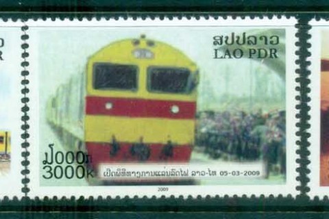 Laos-2009-Trains-MUH-lot82384