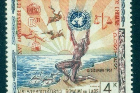 Laos-1963-Human-Rights-MUH-lot82896