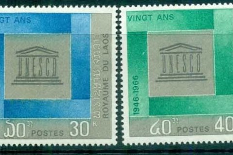 Laos-1966-UNESCO-20th-Anniversary-MLH-lot73644