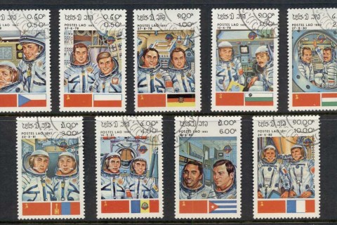 Laos-1983-INTERCOSMOS-Space-CTO