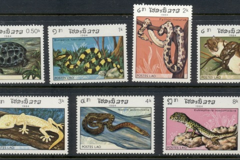 Laos-1984-Reptiles-MUH