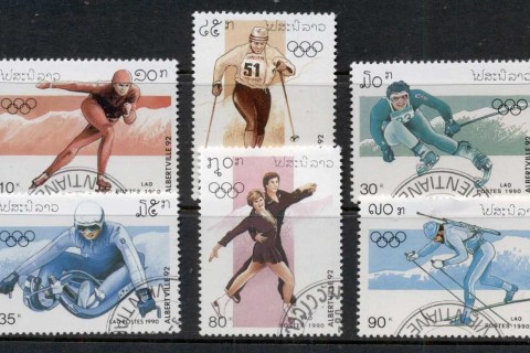 Laos-1990-Winter-Olympics