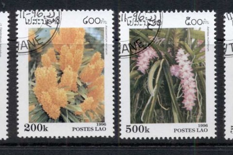 Laos-1996-Flowers-CTO