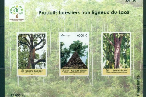 Laos-2011-Forest-Products-I-IMPERF-MS-MUH-lot82411