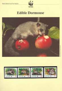 Latvia-1994 WWF Edible Dormouse