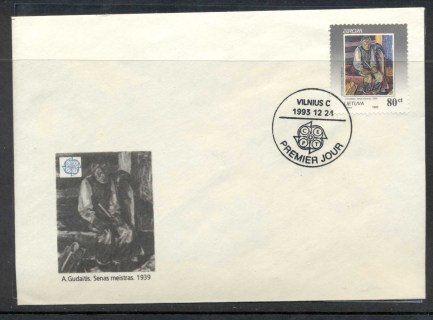 Latvia-1993-Europa-Modern-Art-FDC