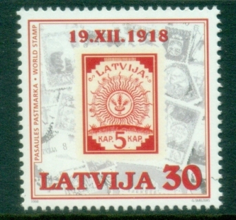 Latvia-1998-World-Stamp-Day-MUH