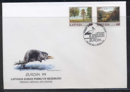 Latvia-1999-Europa-Nature-Parks-FDC