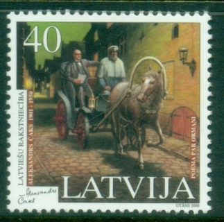 Latvia-2000-Aleksandrs-Caks-Poet-MUH