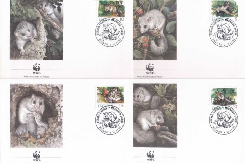 Latvia-1994 WWF Edible Dormouse FDC