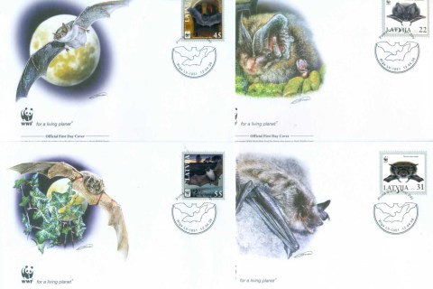 Latvia-2008 WWF Pond Bat, Western Barbastelle