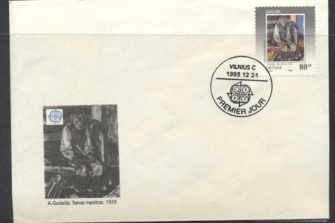 Latvia-1993-Europa-Modern-Art-FDC