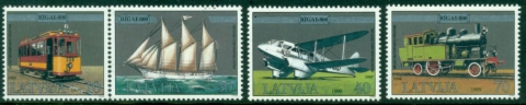 Latvia-1999-City-of-Riga-800th-Anniversary-Transport-MUH