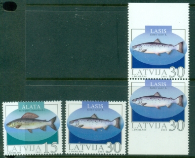 Latvia-2003-Marine-Life-Fish-MUH