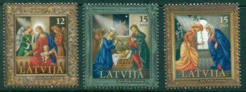 Latvia-2003-Xmas-MUH