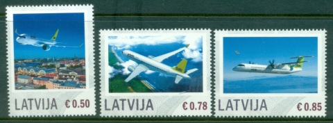 Latvia-2014-Aviation-Personalized-Stamps-MUH