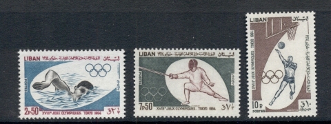 Lebanon-1964 Summer Olympics Tokyo (3/6