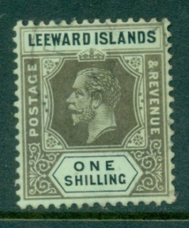 Leeward-Is-1921-32-KGV-Portrait-Wmk-Multiple-Crown-Script-CA-1-MLH