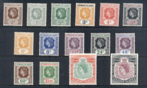 Leeward-Is-1954-QEII-Definitives-MLH