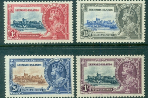 Leeward-Is-1935-KGV-Silver-Jubilee-MLH